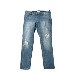 Torrid Women’s Boyfriend Mid-Rise Medium Wash Denim Jeans Size 14R x 31L